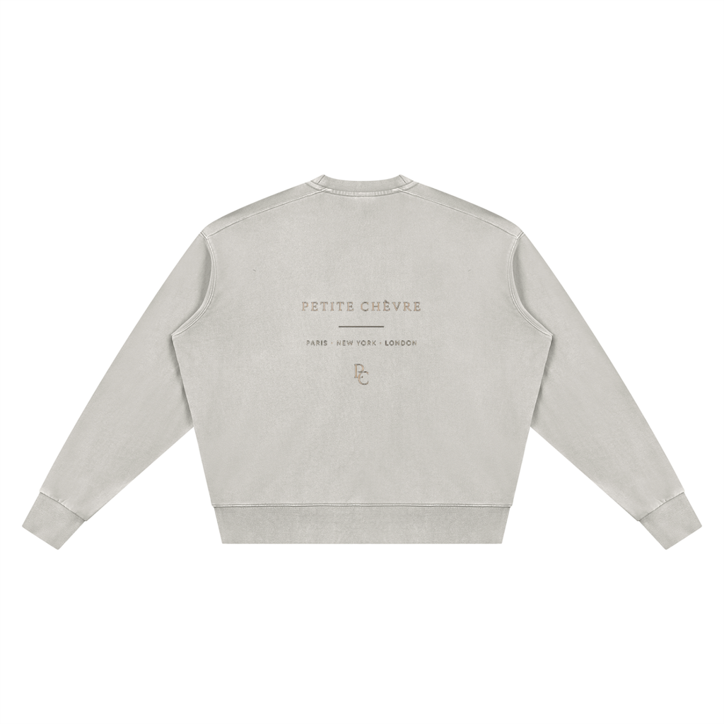 Unisex Vintage Wash Crewneck Sweatshirt