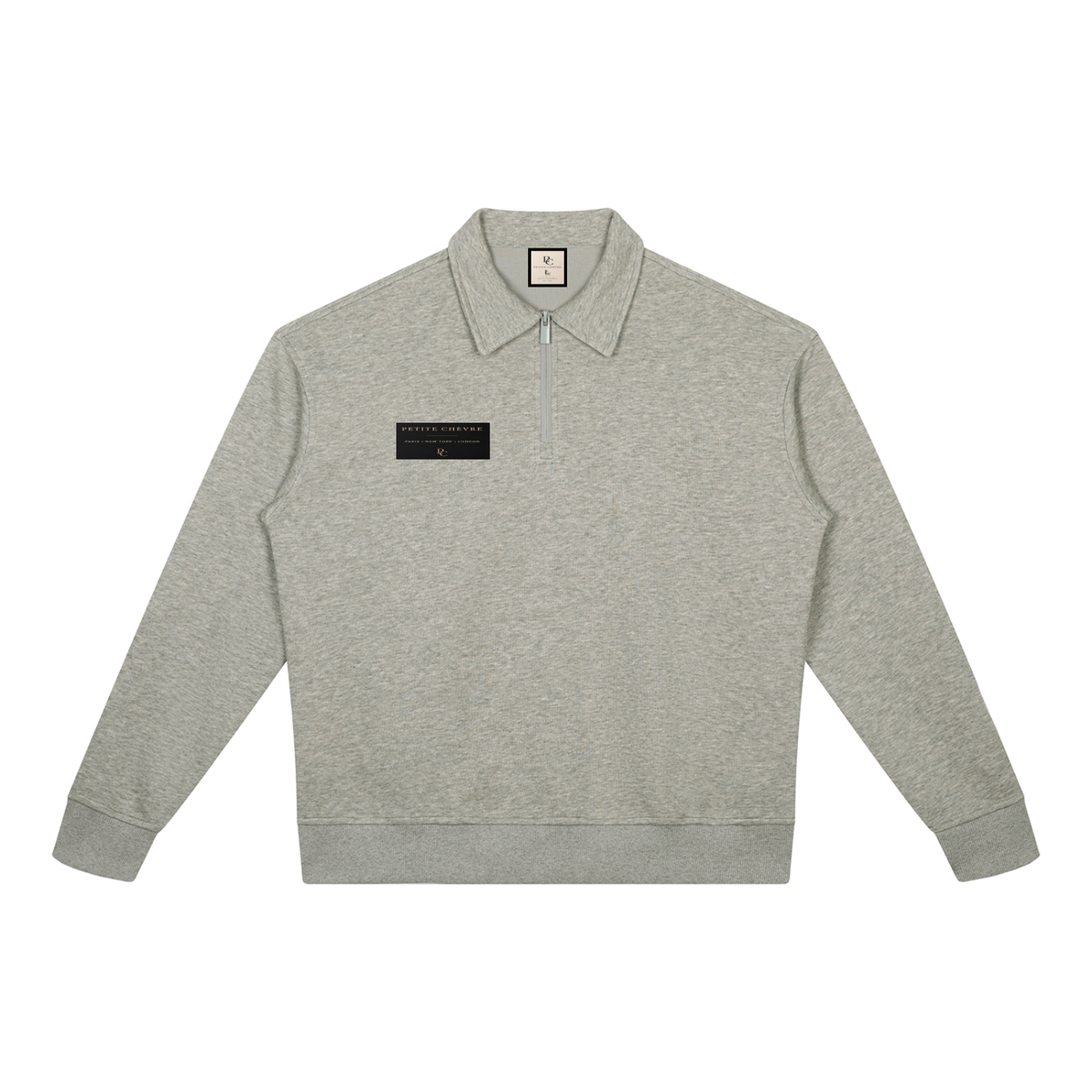 Unisex Boxy Quarter-Zip Sweatshirt