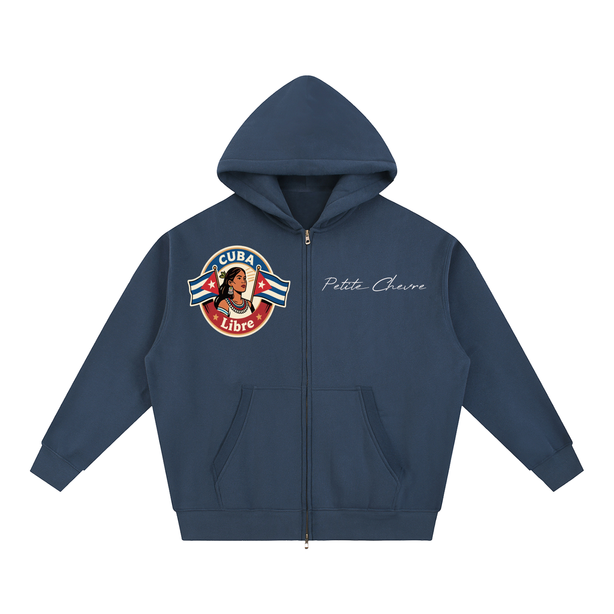 CUBA LIBRE Essential Oversized Fleece Boxy Hoodie