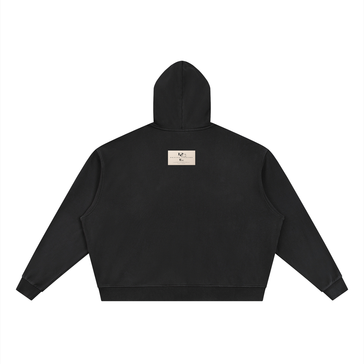 Unisex Vintage Wash Full Zip Boxy Hoodie