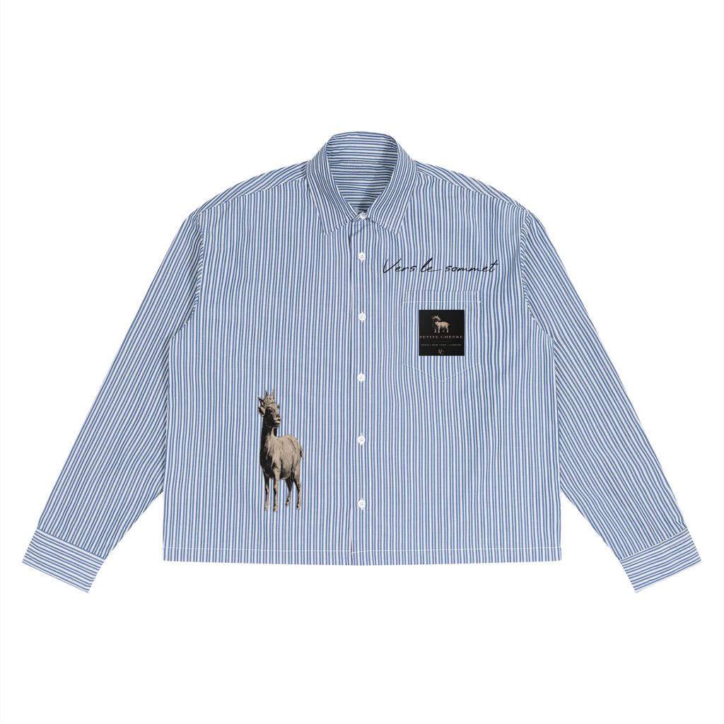 Unisex Boxy Striped Shirt