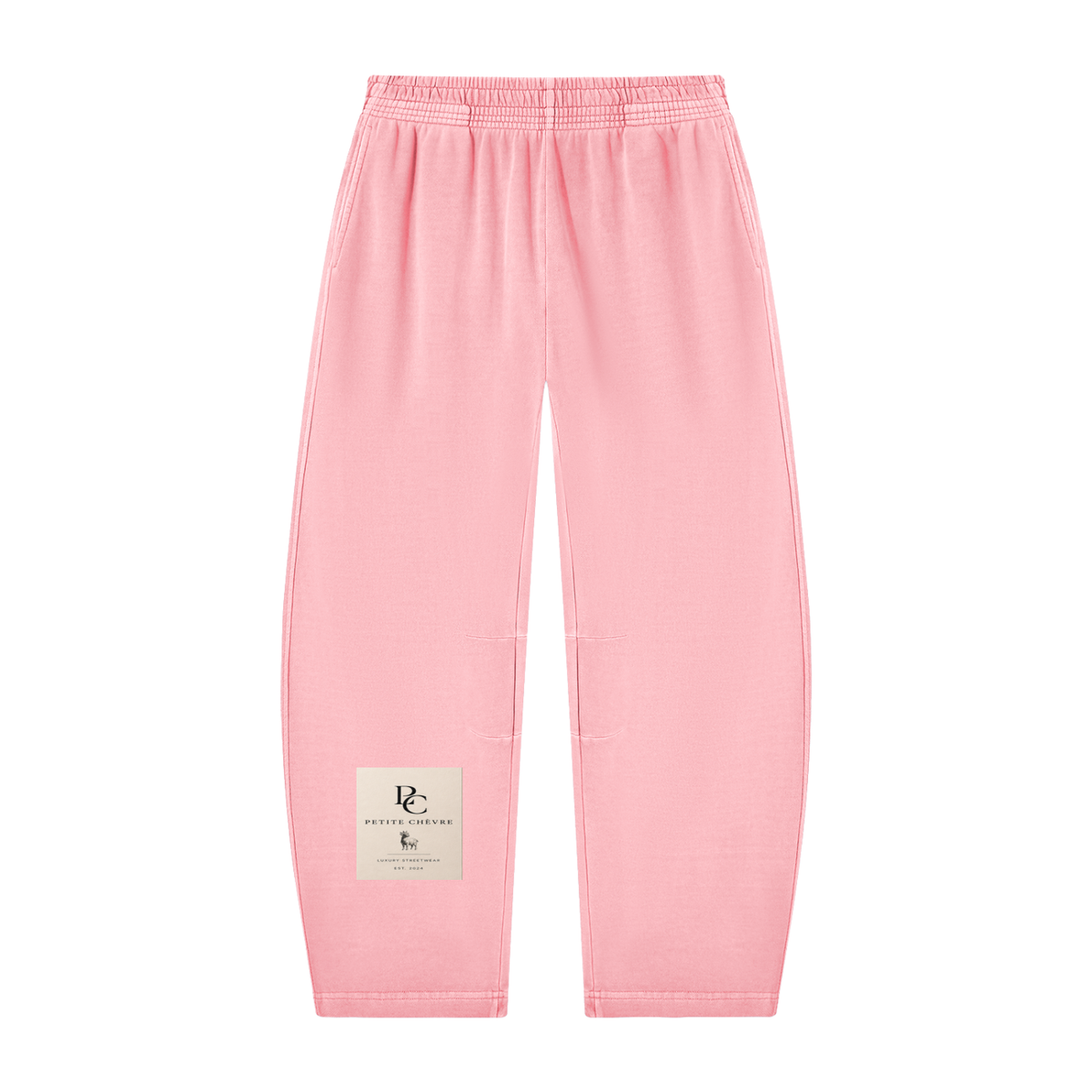 Unisex Vintage Washed Barrel Leg Sweatpants