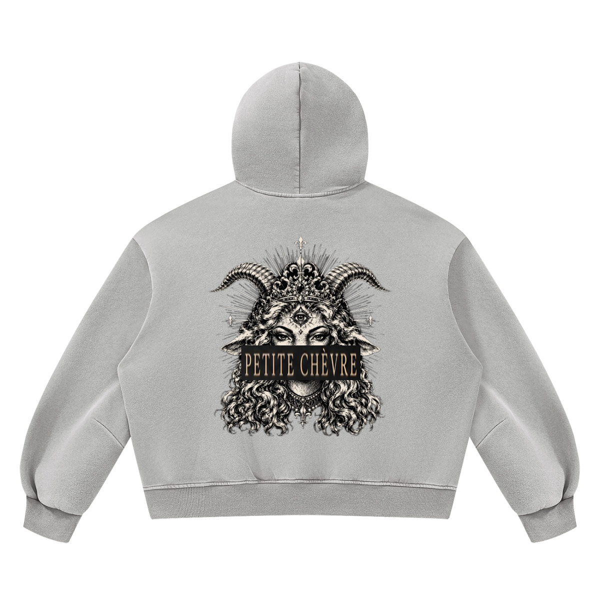 Unisex Vintage Wash Boxy Fleece Hoodie