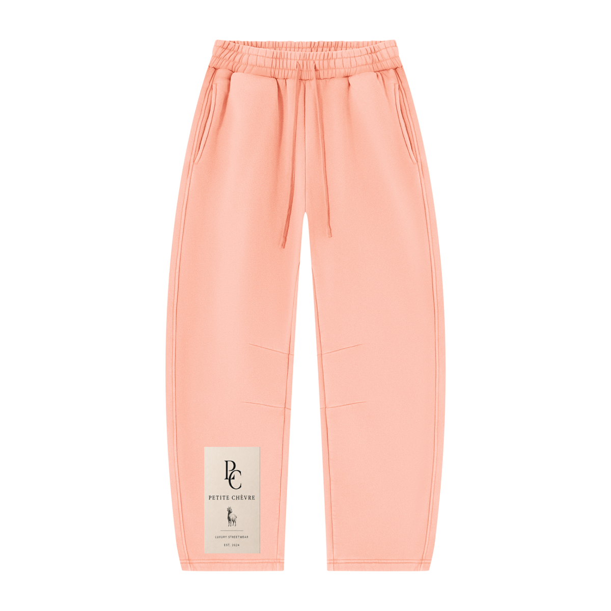 Unisex Vintage Wash Barrel Leg Fleece Sweatpants (multiple colors)