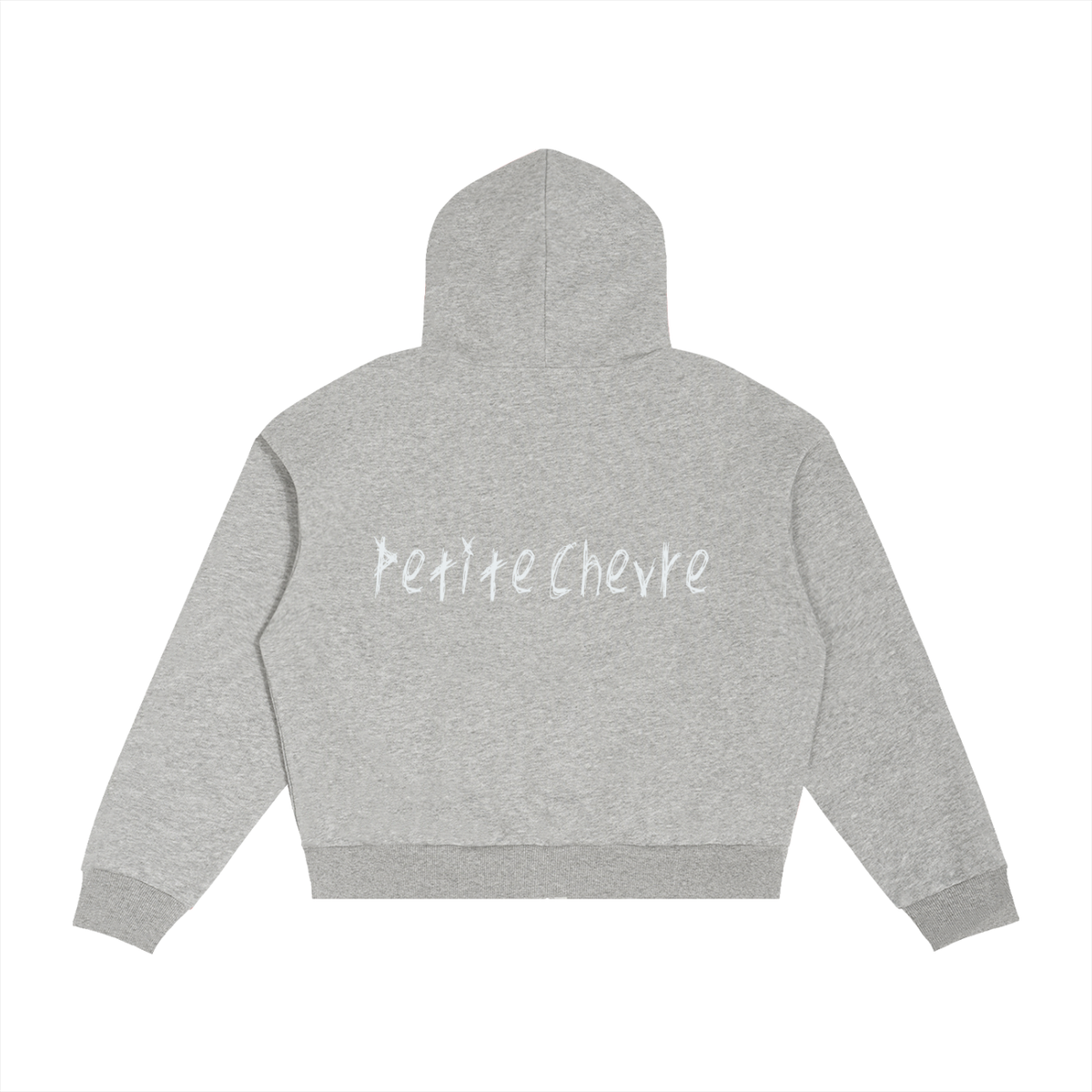 Contrast Plaid Boxy Zip Hoodie (Also in Grey)