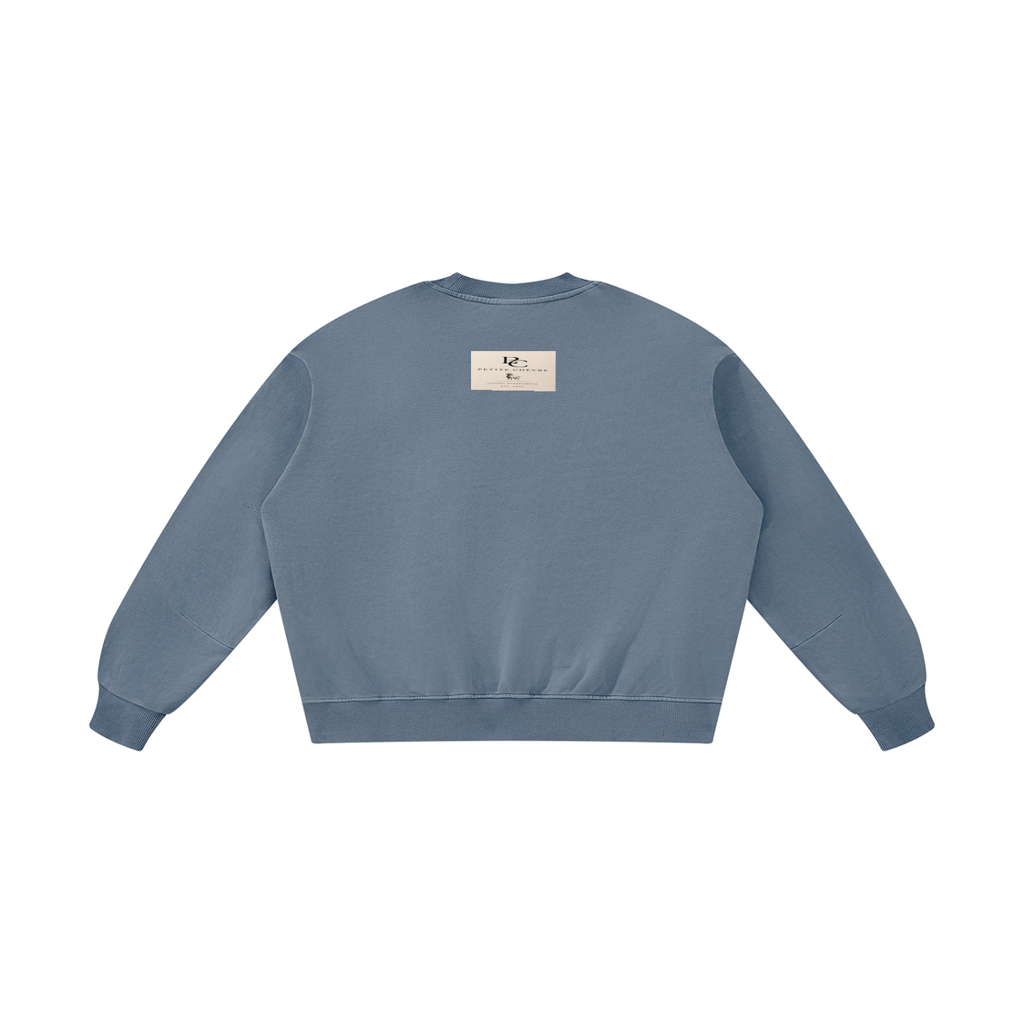 Unisex Boxy Vintage Washed Sweatshirt