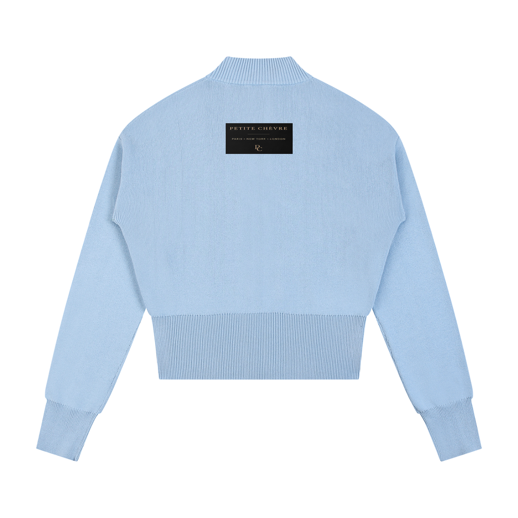 Women’s Mock Neck Zip Up Cardigan