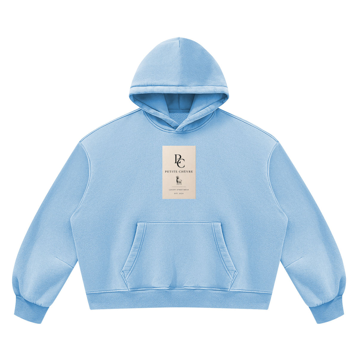 Vintage Wash Boxy Fleece Hoodie (multiple colors)