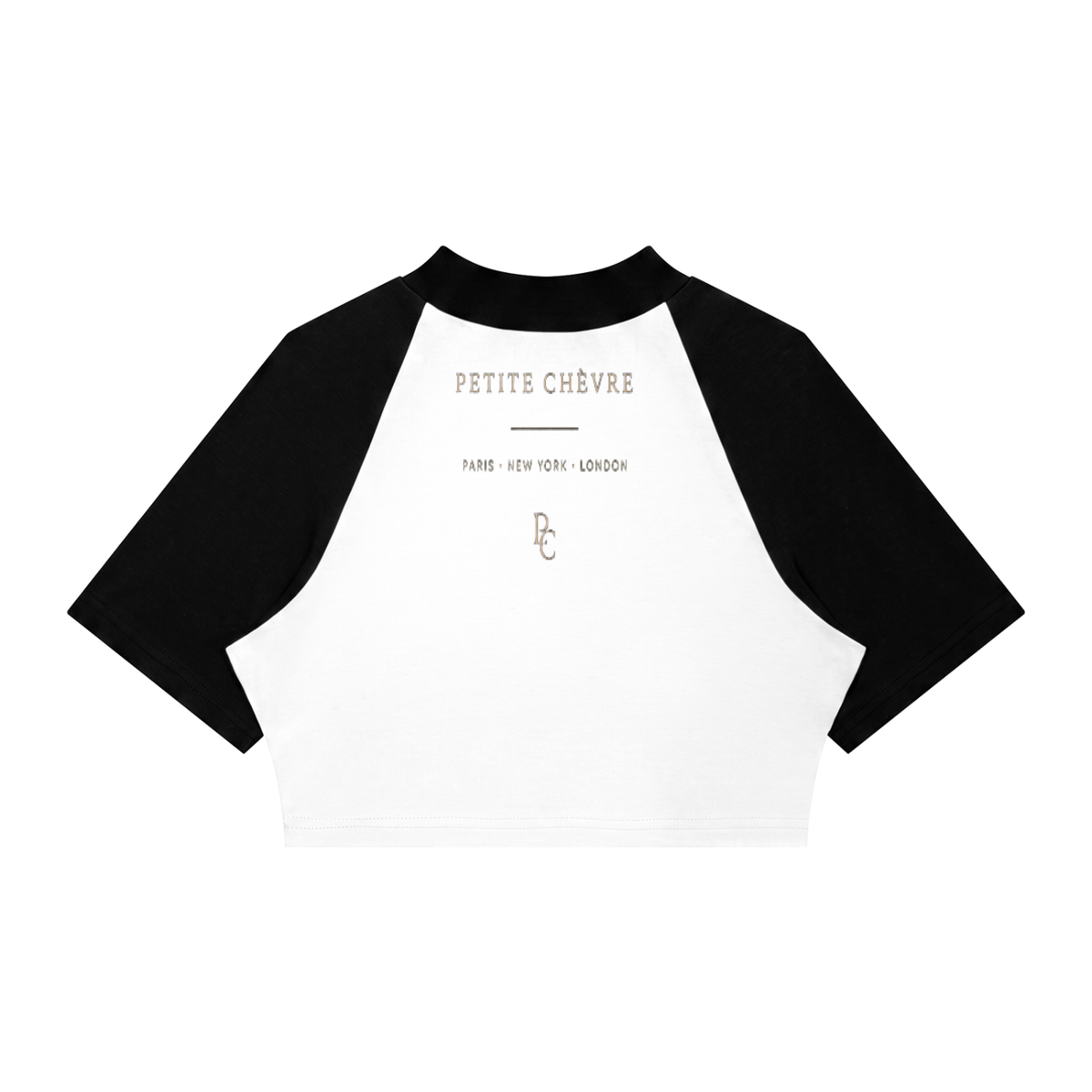 Women’s Color Block Raglan Crop T-Shirt