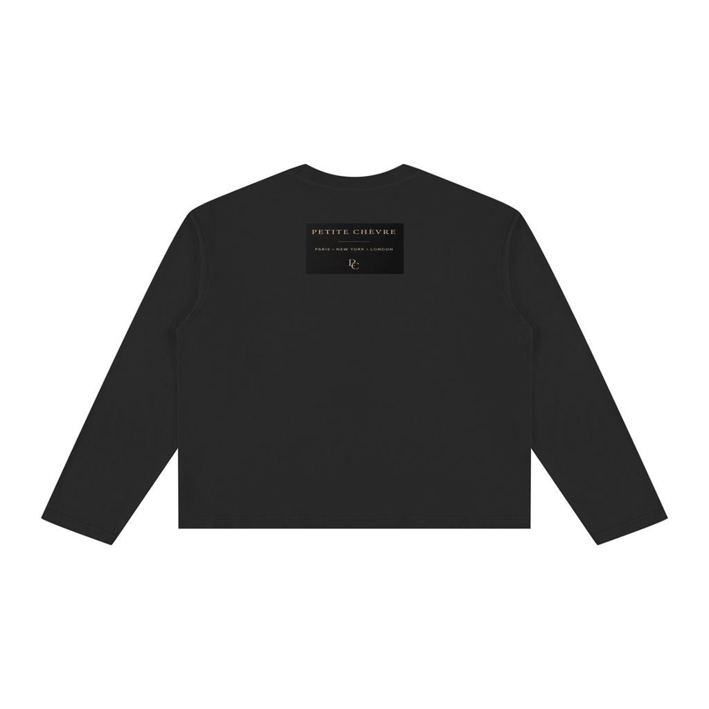 Unisex Vintage Wash Long Sleeve Boxy T-Shirt