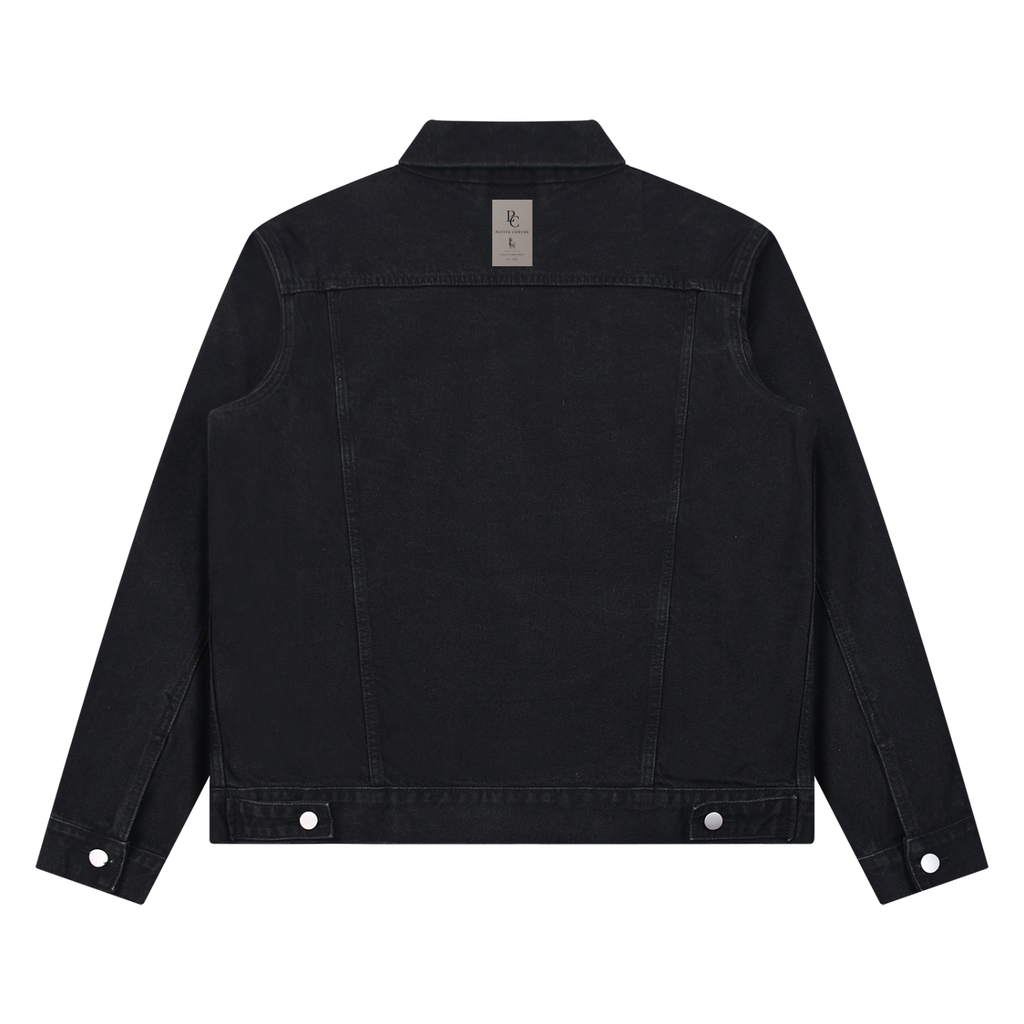 Unisex Vintage Wash Denim Jacket