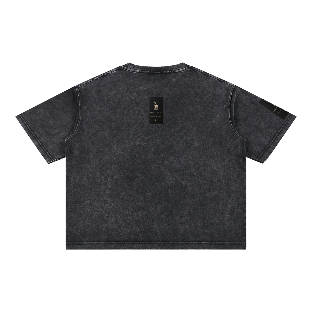 Mineral Wash Boxy Cotton T-Shirt