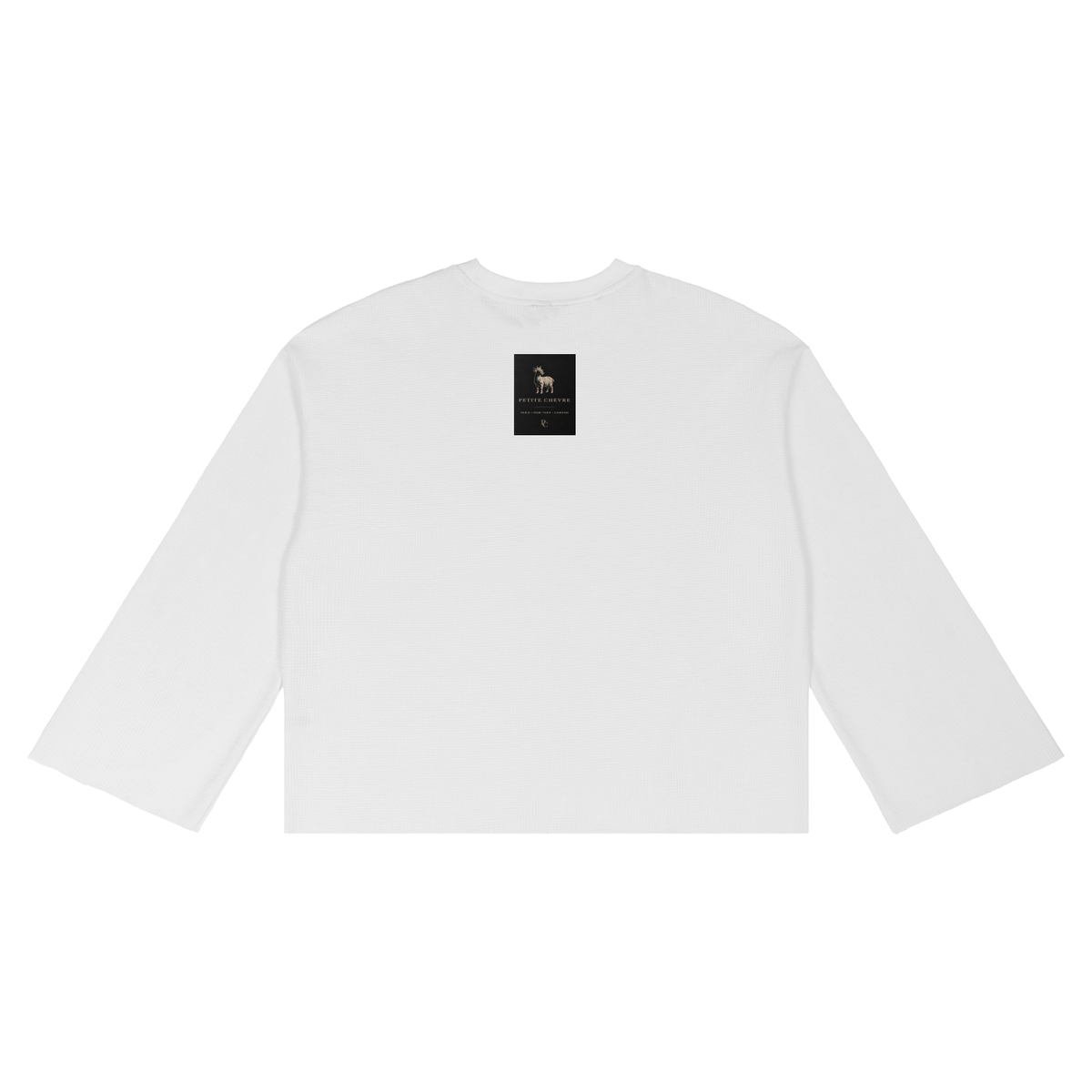 Unisex Waffle Raw Edge T-Shirt