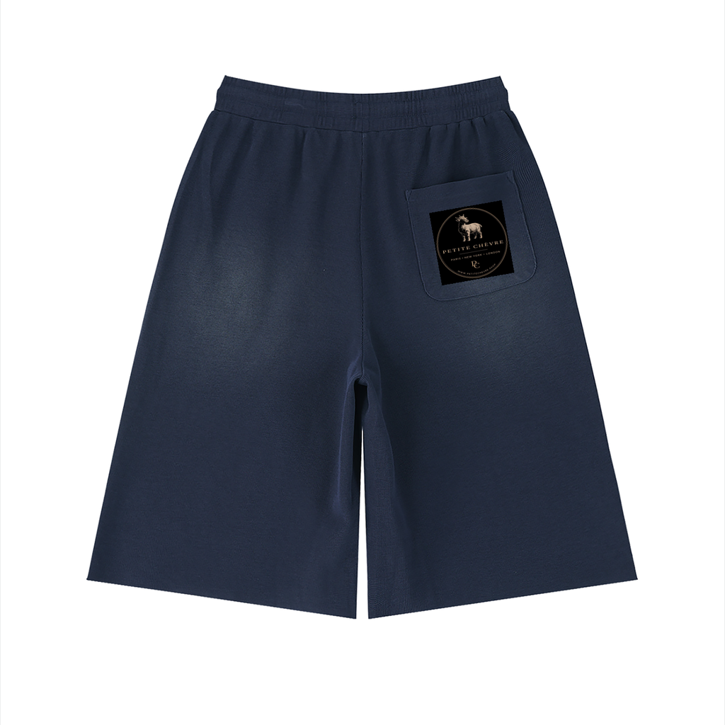 Unisex Sunfade Raw Edge Shorts