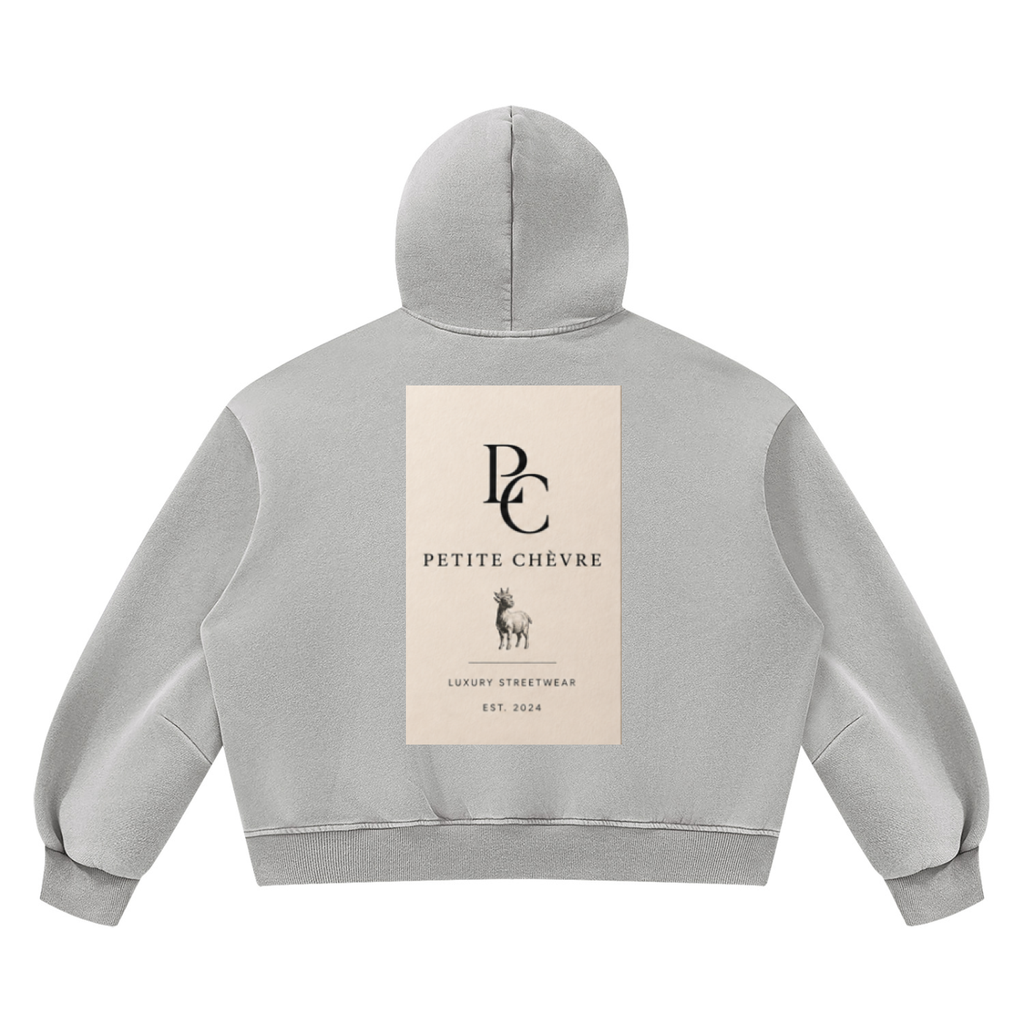 Vintage Wash Boxy Fleece Hoodie (multiple colors)