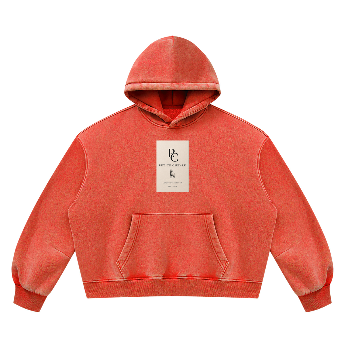 Vintage Wash Boxy Fleece Hoodie (multiple colors)