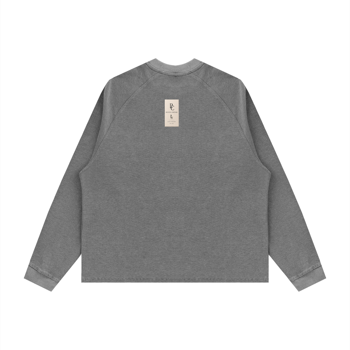 Unisex Vintage Wash Boxy  Waffle T-Shirt