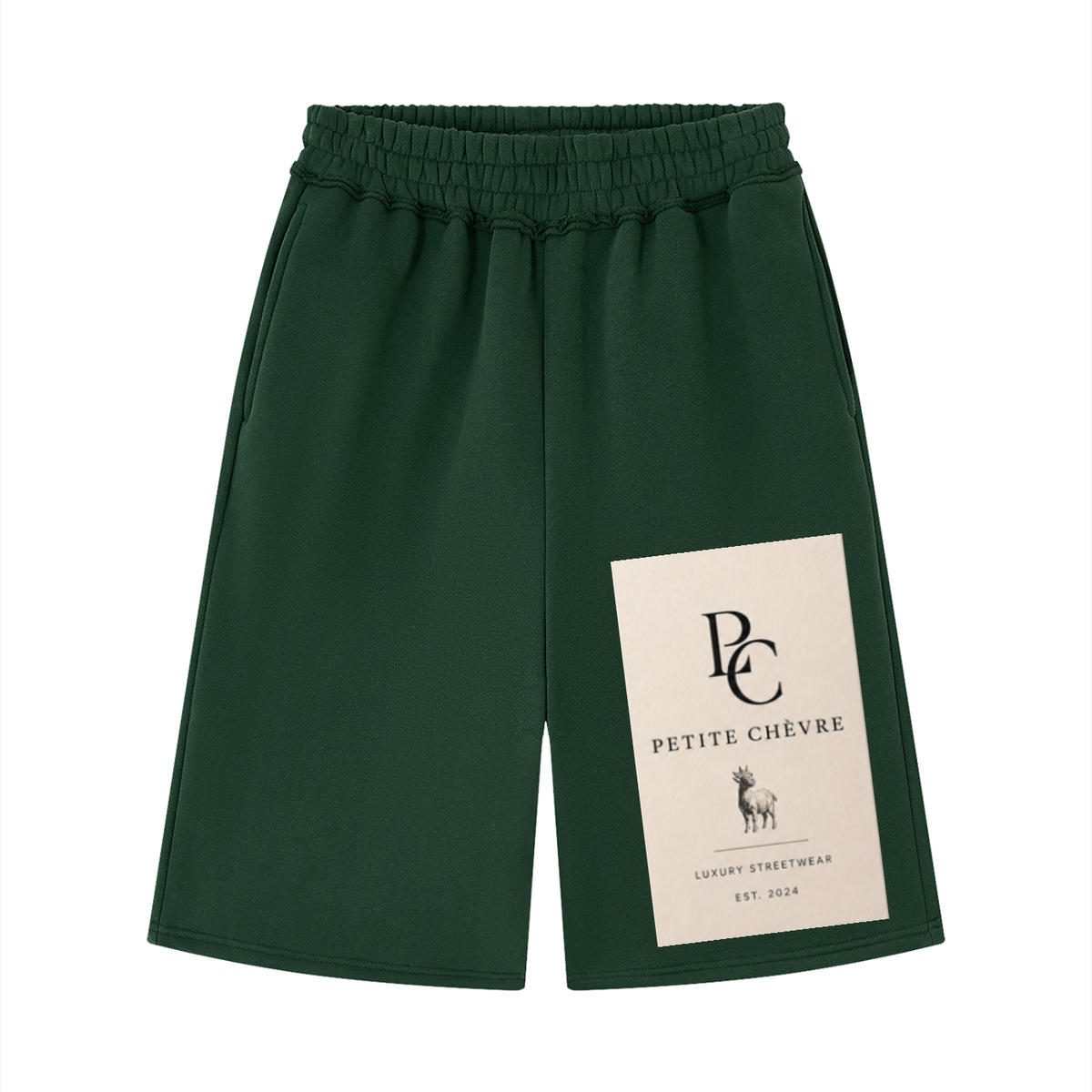 Raw Edge Fleece Shorts (multiple colors)