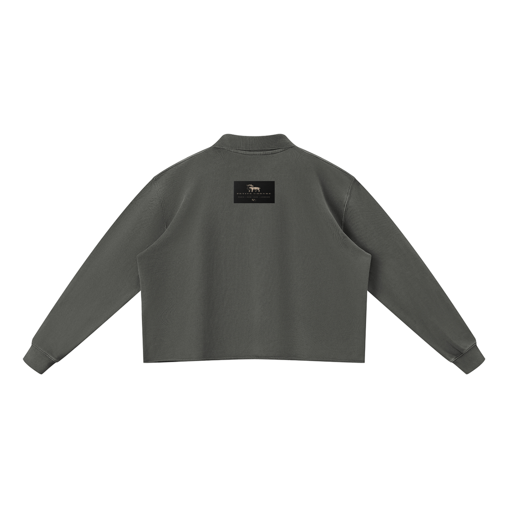 Unisex Mineral Wash Pullover Sweatshirt