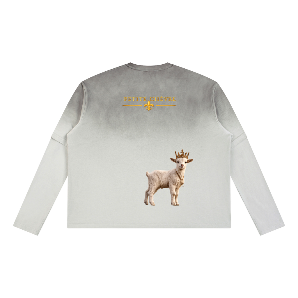 Unisex Vintage Wash Layered T-Shirt