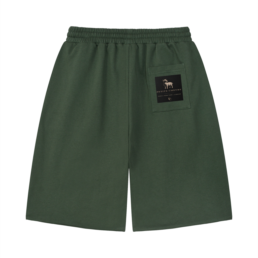 Unisex Loose Raw Edge Shorts