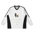 Color-Block V-Neck Long-Sleeve jersey