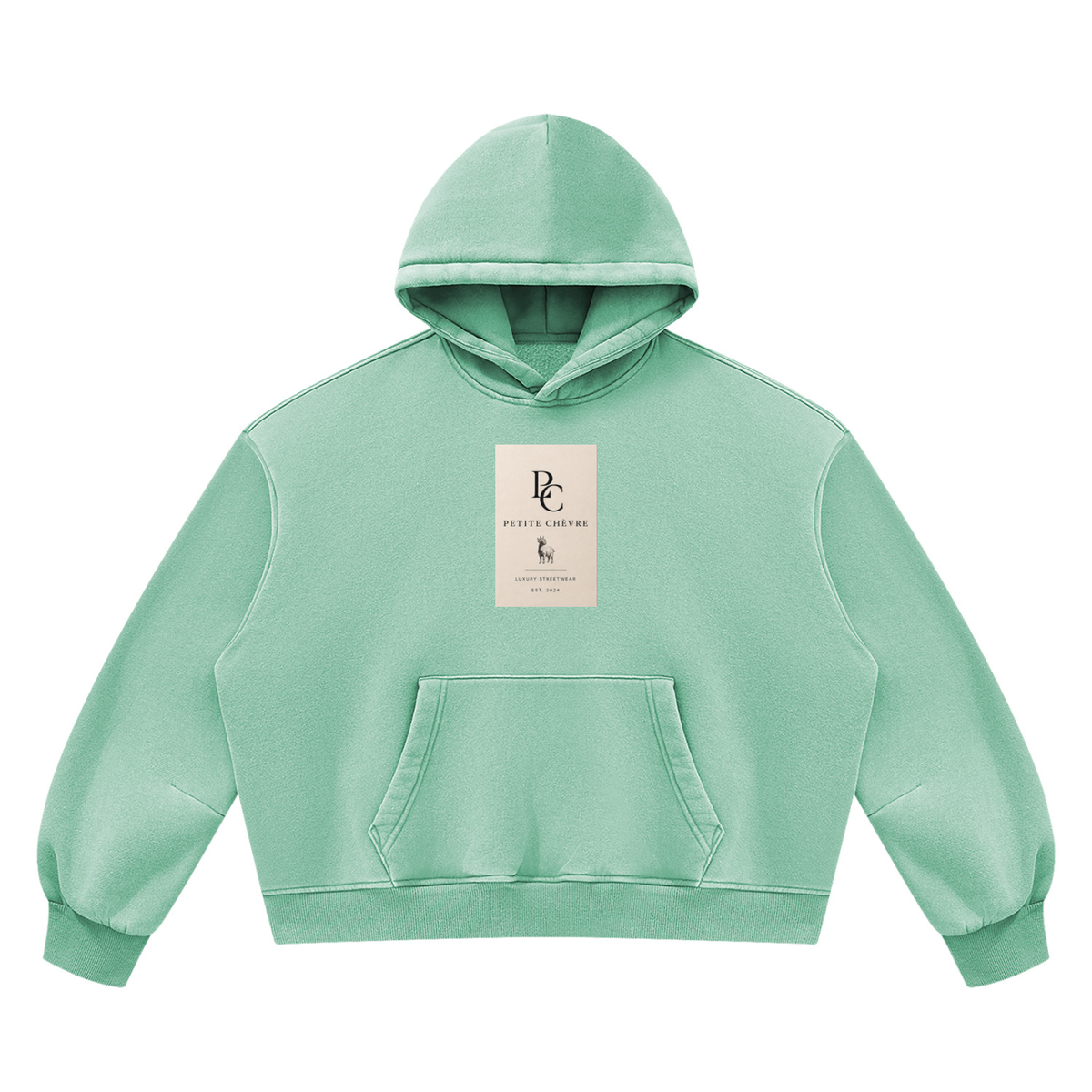 Vintage Wash Boxy Fleece Hoodie (multiple colors)
