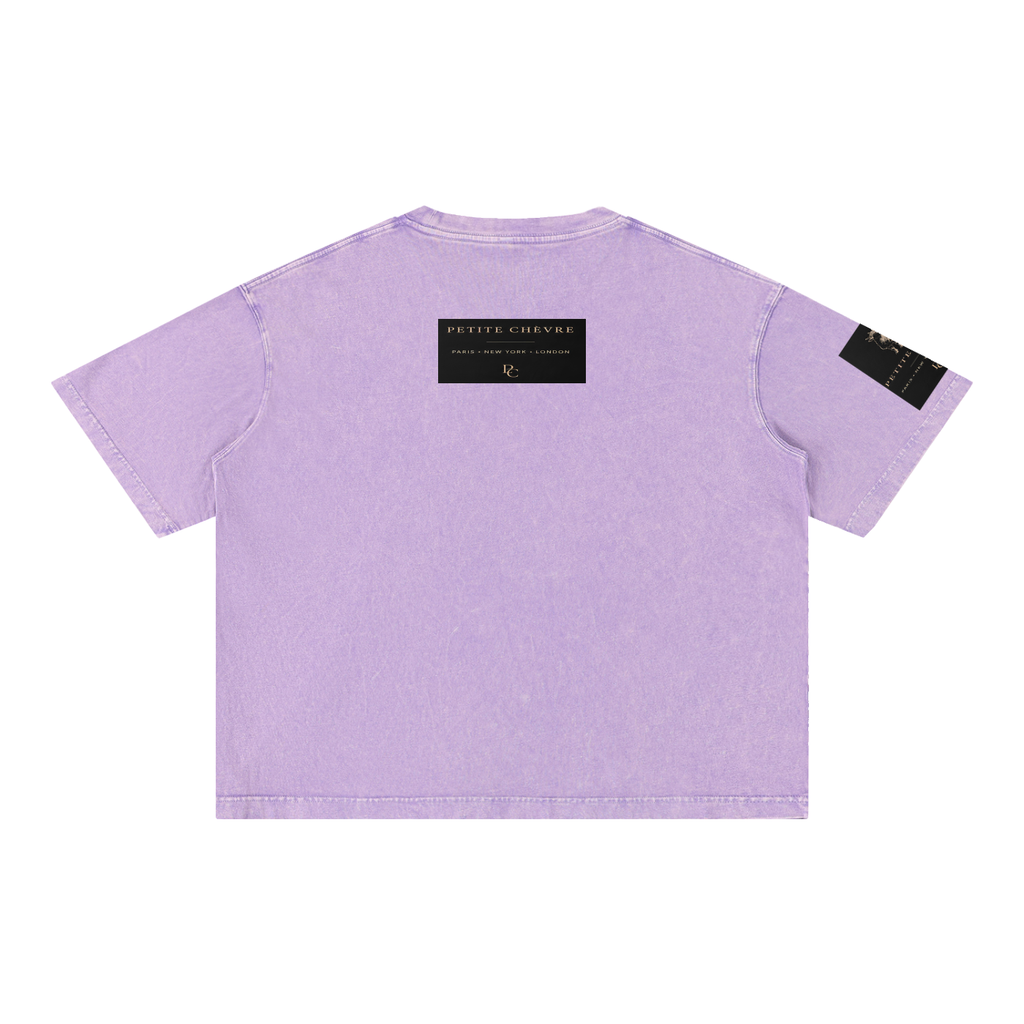 Mineral Wash Boxy Cotton T-Shirt