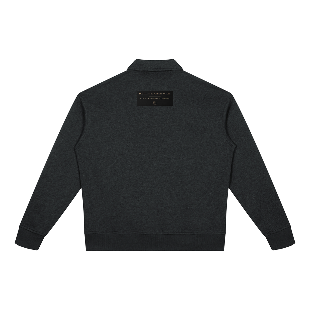 Unisex Boxy Quarter-Zip Sweatshirt