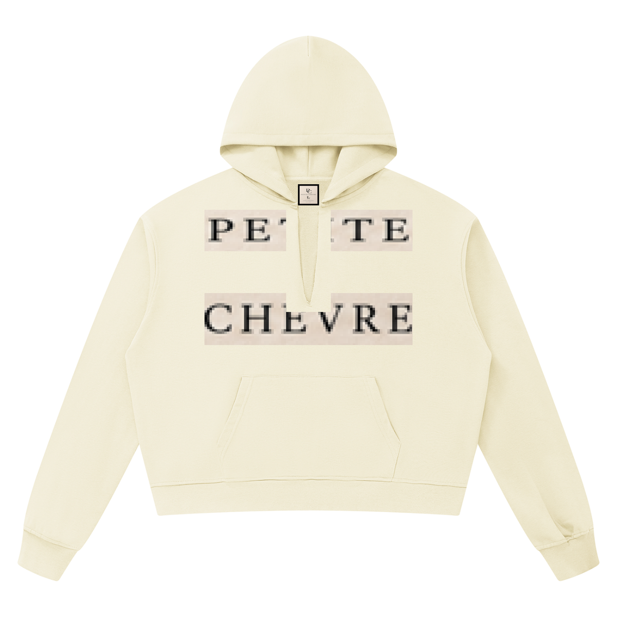 Boxy Raw Edge Hoodie  (multiple colors)