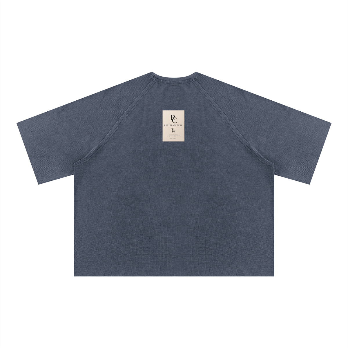 Unisex Mineral Wash Boxy Waffle T-Shirt