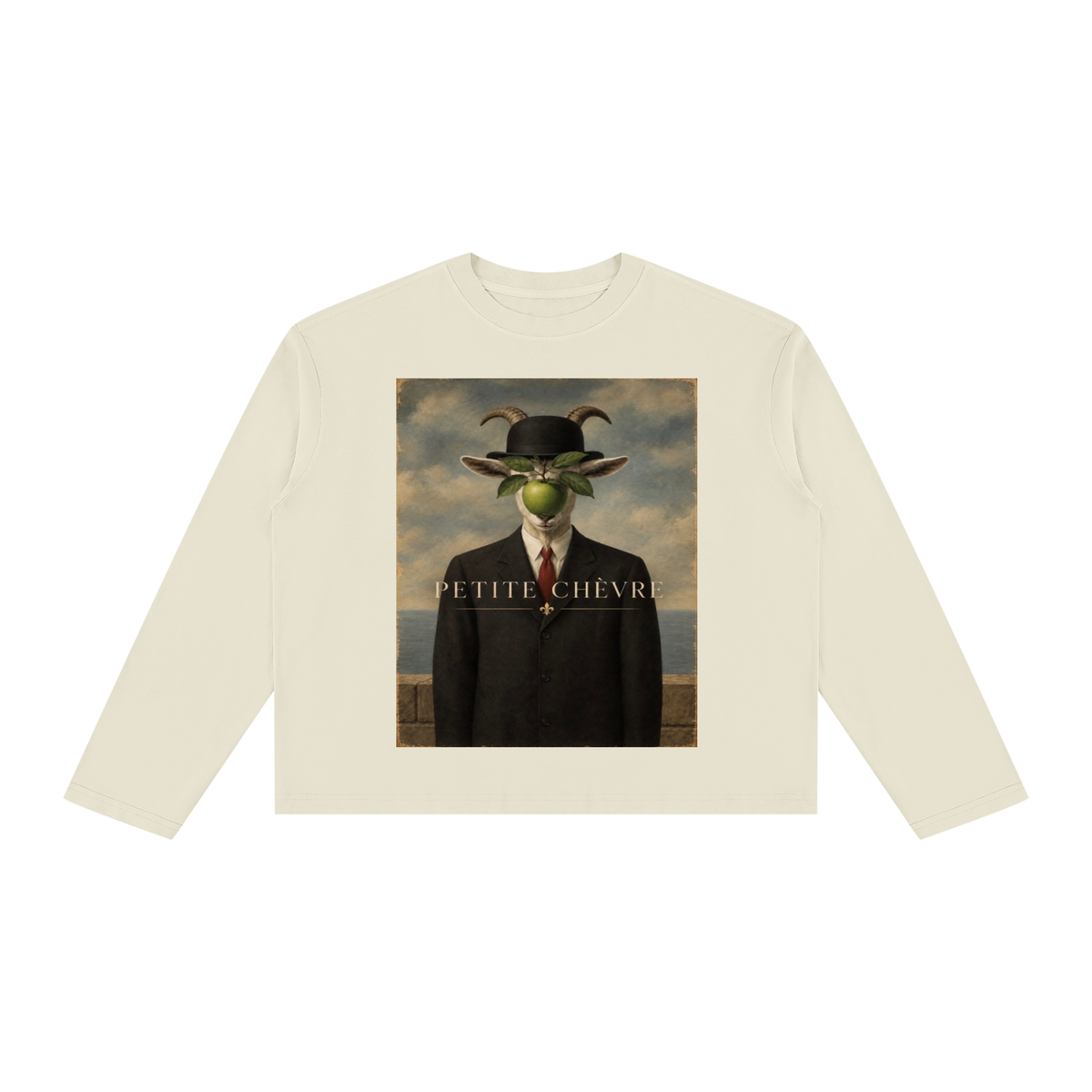 Unisex Vintage Wash Long Sleeve Boxy T-Shirt