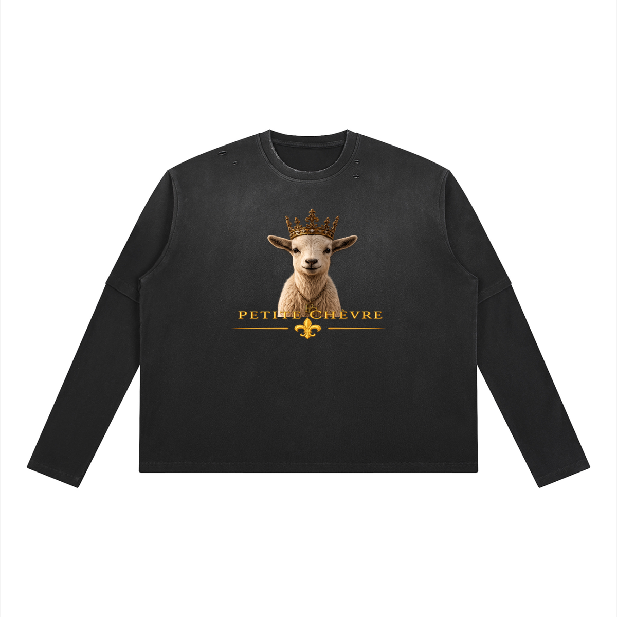 Unisex Vintage Wash Layered T-Shirt