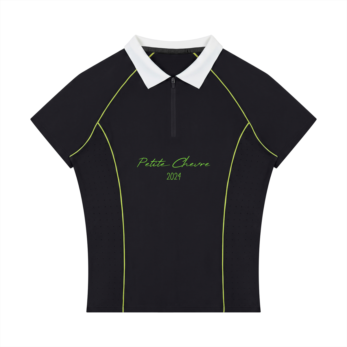 Women’s Slim Fit Quarter-Zip Polo Shirt