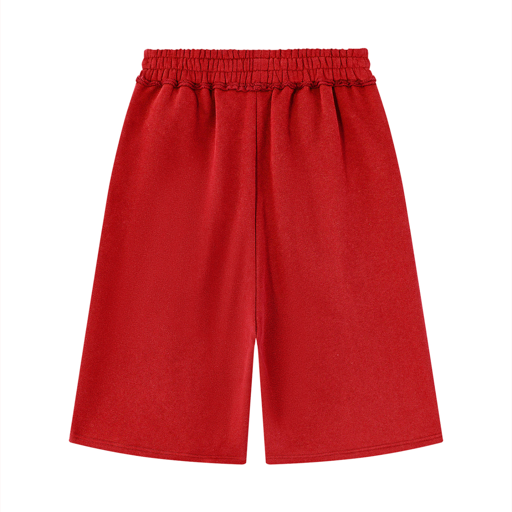 Raw Edge Fleece Shorts (multiple colors)