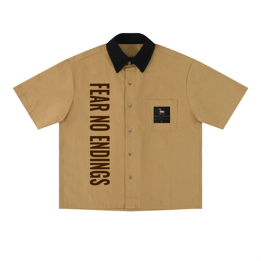 Unisex Color Block Short Sleeve Shirt
