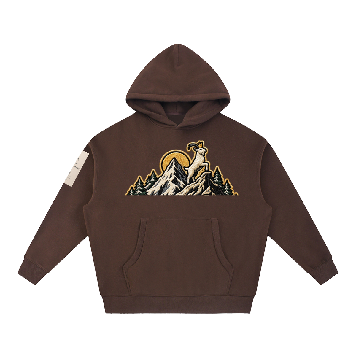 Essential Oversized Boxy Fit Fleece Hoodie