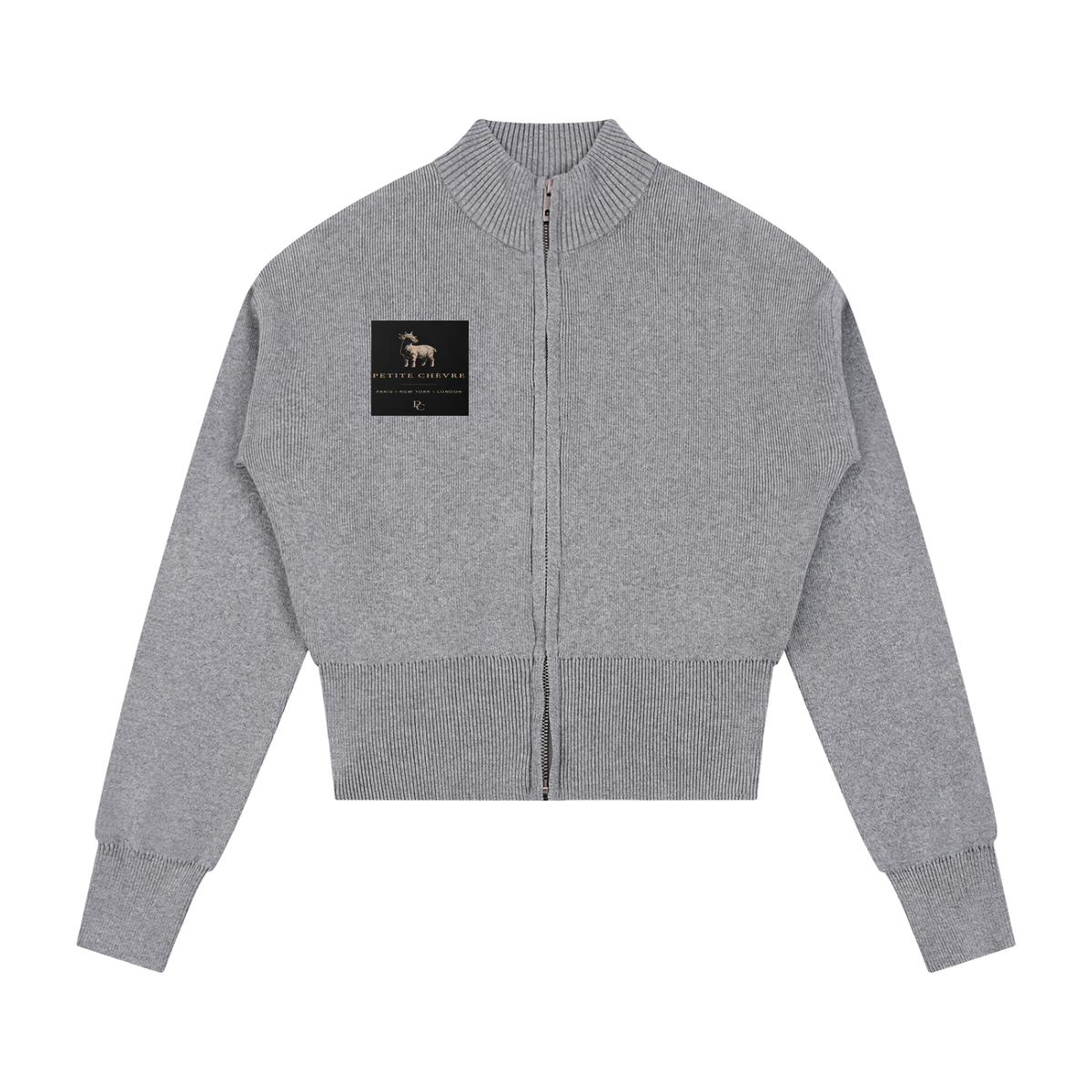 Women’s Mock Neck Zip Up Cardigan