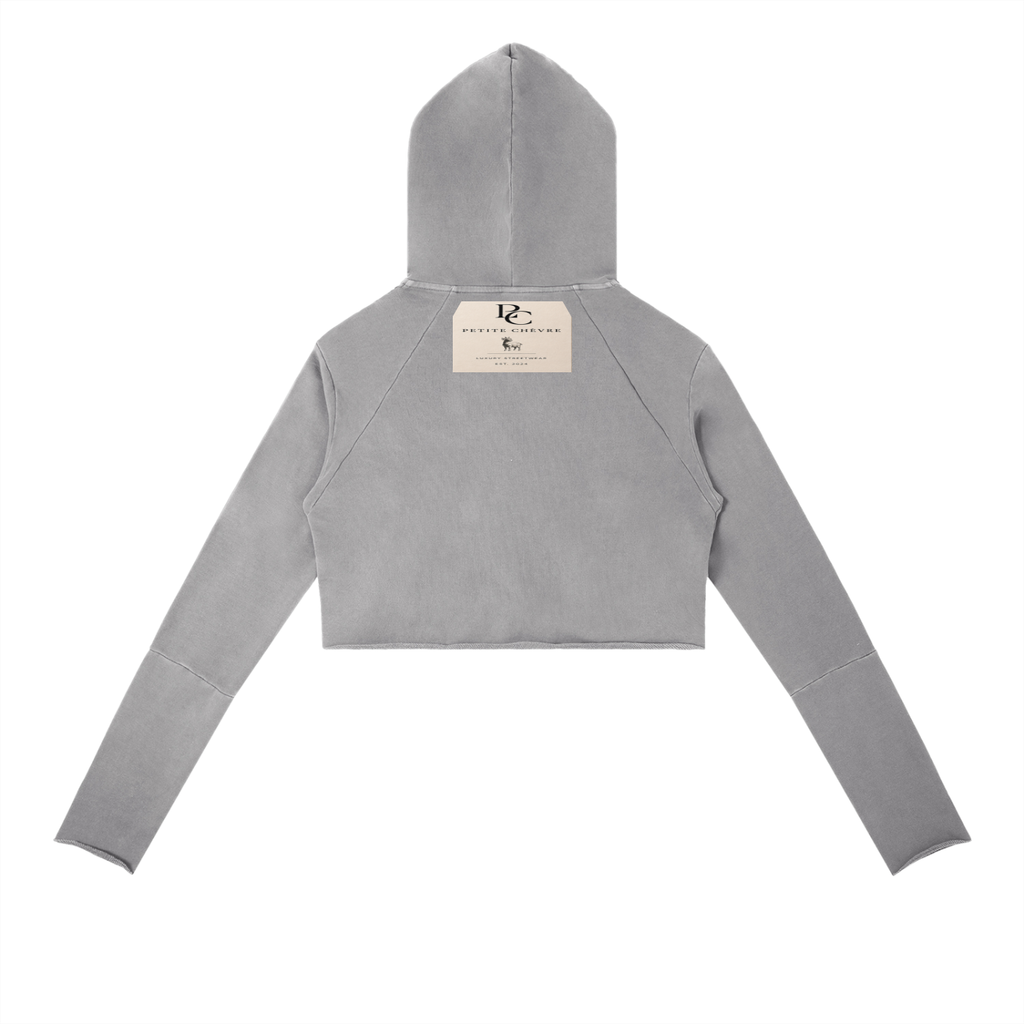 Vintage Washed Raw Edge Hoodie