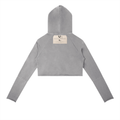 Vintage Washed Raw Edge Hoodie