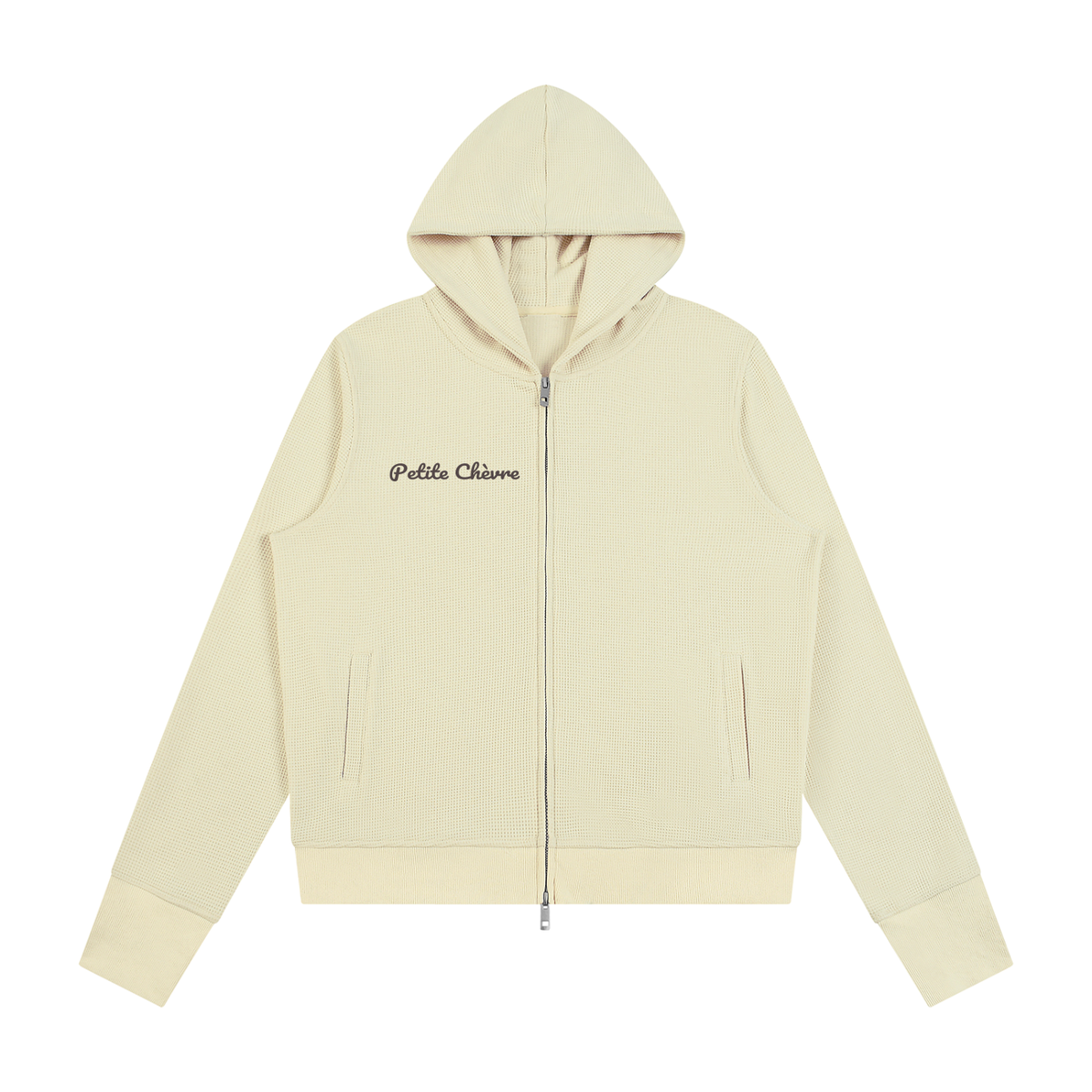 Women's Waffle Full Zip Hoodie