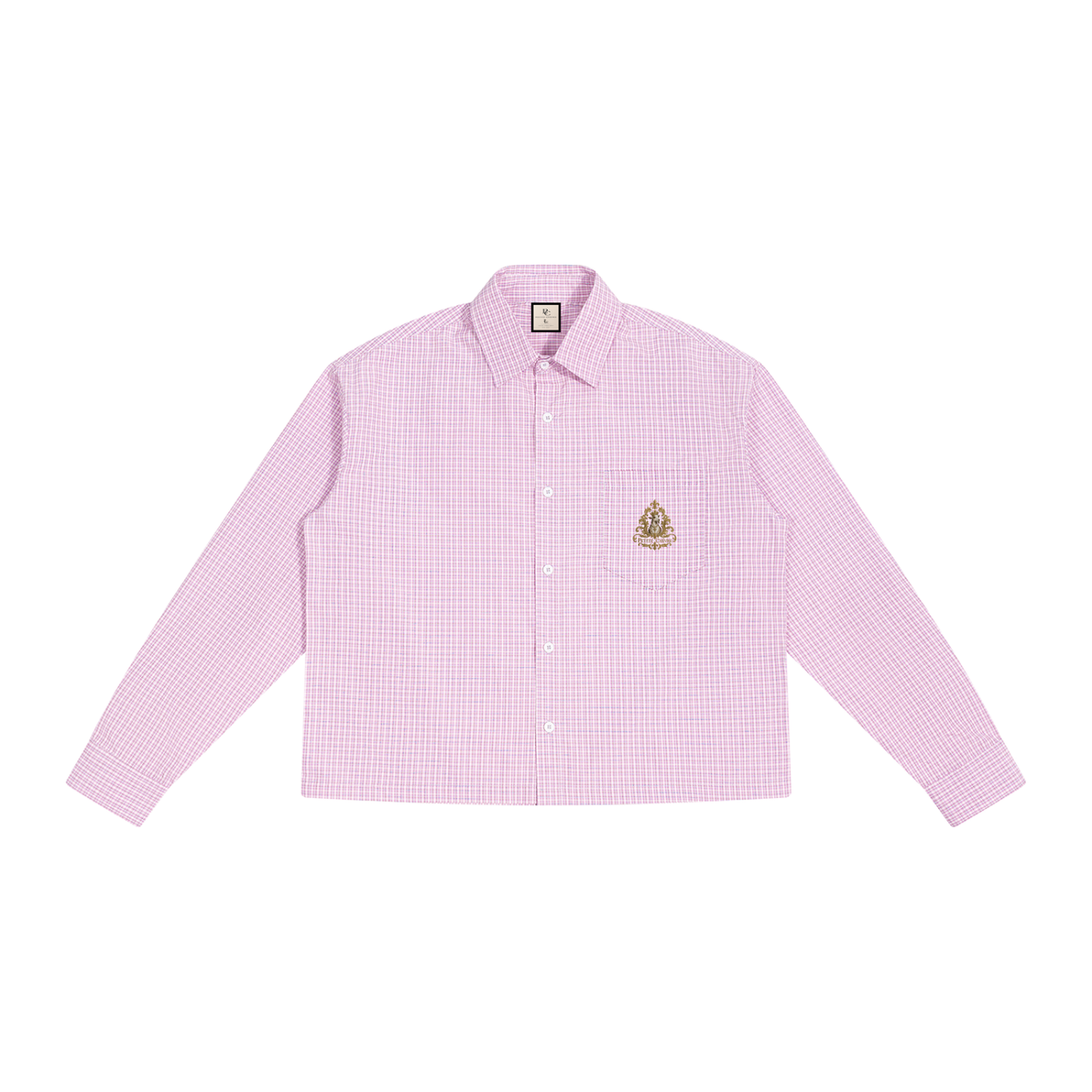 Unisex Boxy Plaid Long Sleeve Shirt