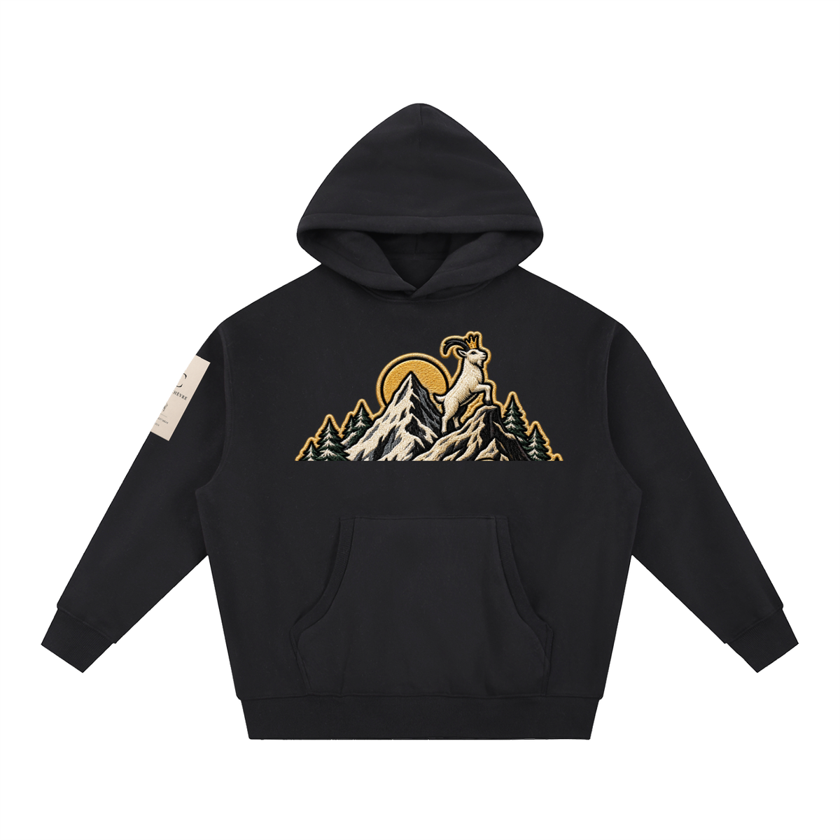 Essential Oversized Boxy Fit Fleece Hoodie