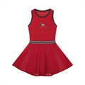 Women's Color Block A-Line Sleeveless Dress
