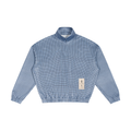 Unisex Plaid Quarter-Zip Sweatshirt