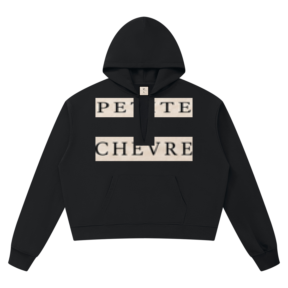 Boxy Raw Edge Hoodie  (multiple colors)