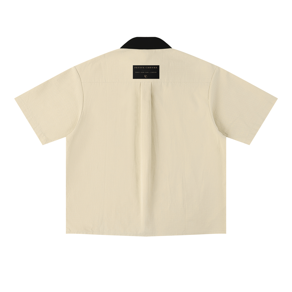 Unisex Color Block Short Sleeve Shirt
