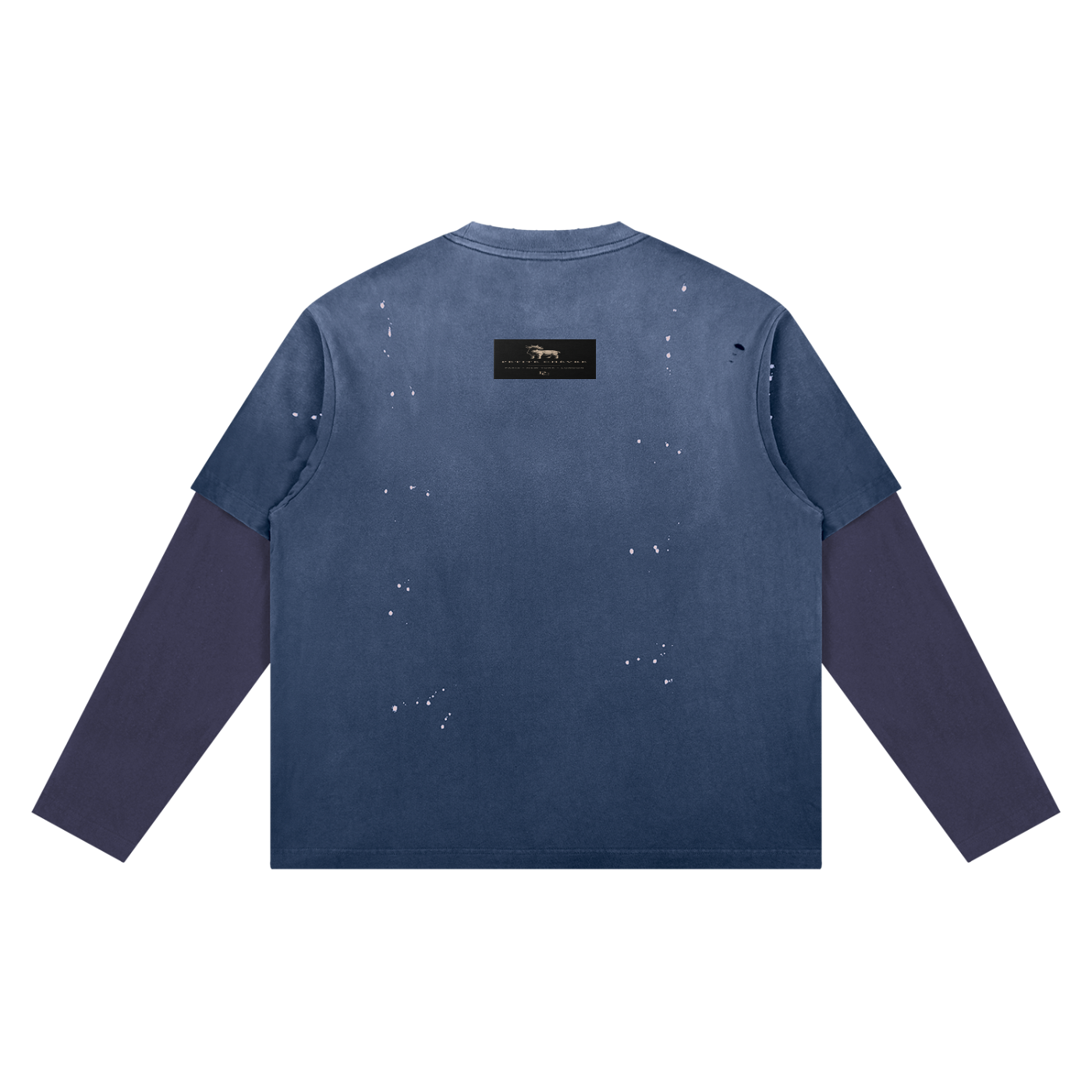 Unisex Vintage Wash Distressed Layer T-Shirt