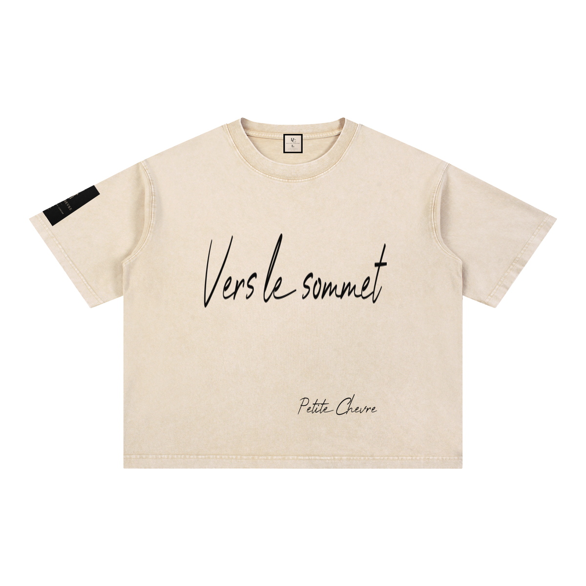 Mineral Wash Boxy Cotton T-Shirt