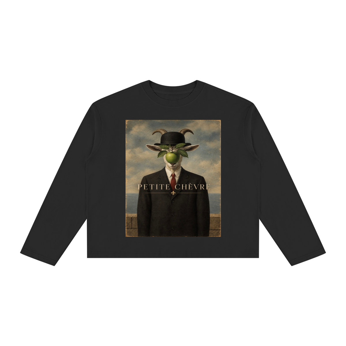 Unisex Vintage Wash Long Sleeve Boxy T-Shirt
